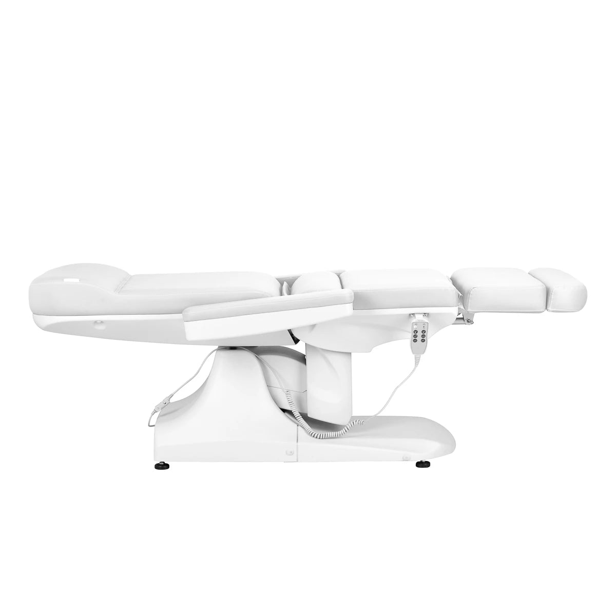 AZZURRO Elektrisk behandlingsbänk, 3 motorer, vit