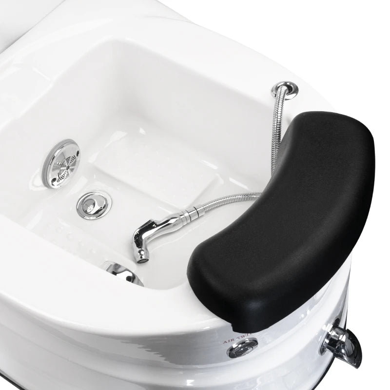 SPA Pedicure Chair AS-122, white with massage function