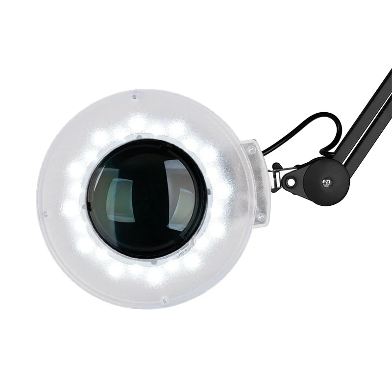 S5 LED förstoringslampor + svart stativ