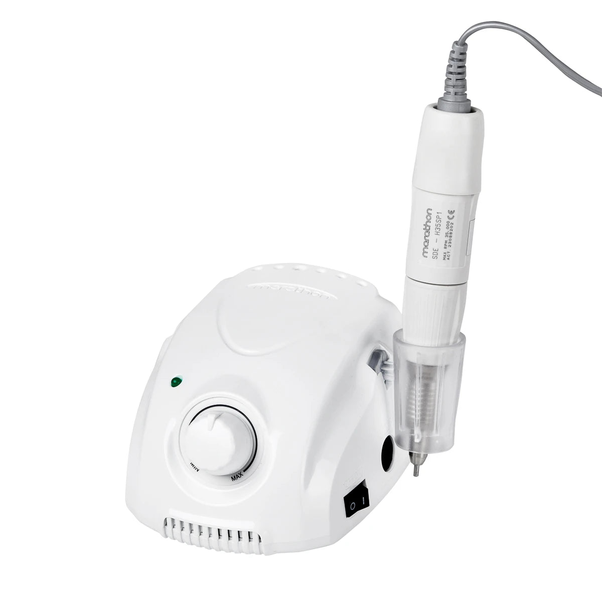 Saeyang Marathon 3 Champion nail drill Machine White + H35SP1