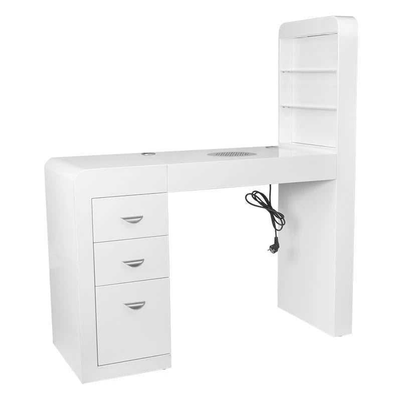 Behandlingsbord 310 vit vänster