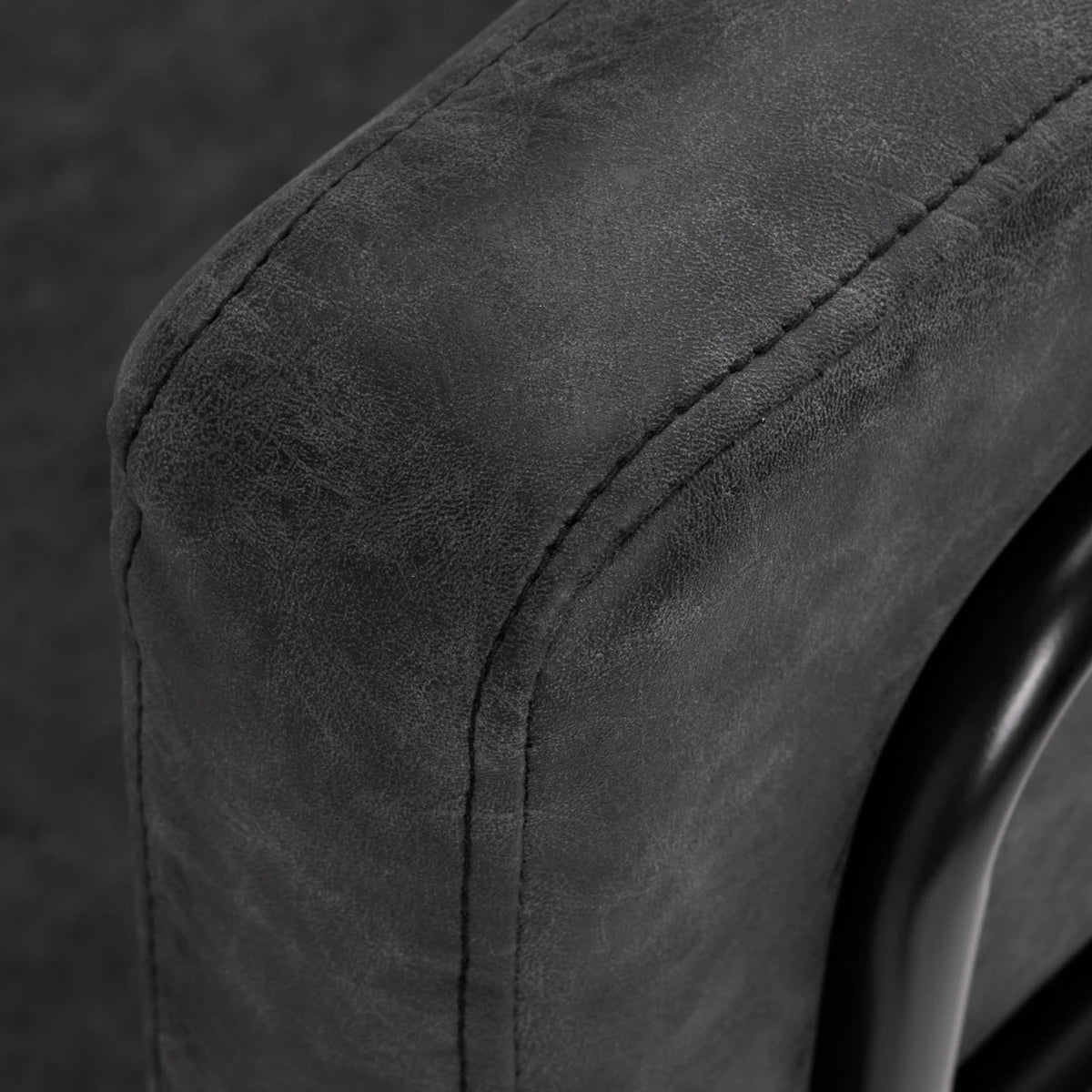 Frisörstol GABBIANO Katania Loft Old Leather svart