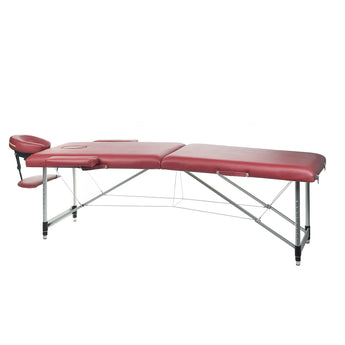 Hopfällbar massagebänk BeautySystem COMFORT 11, burgundy