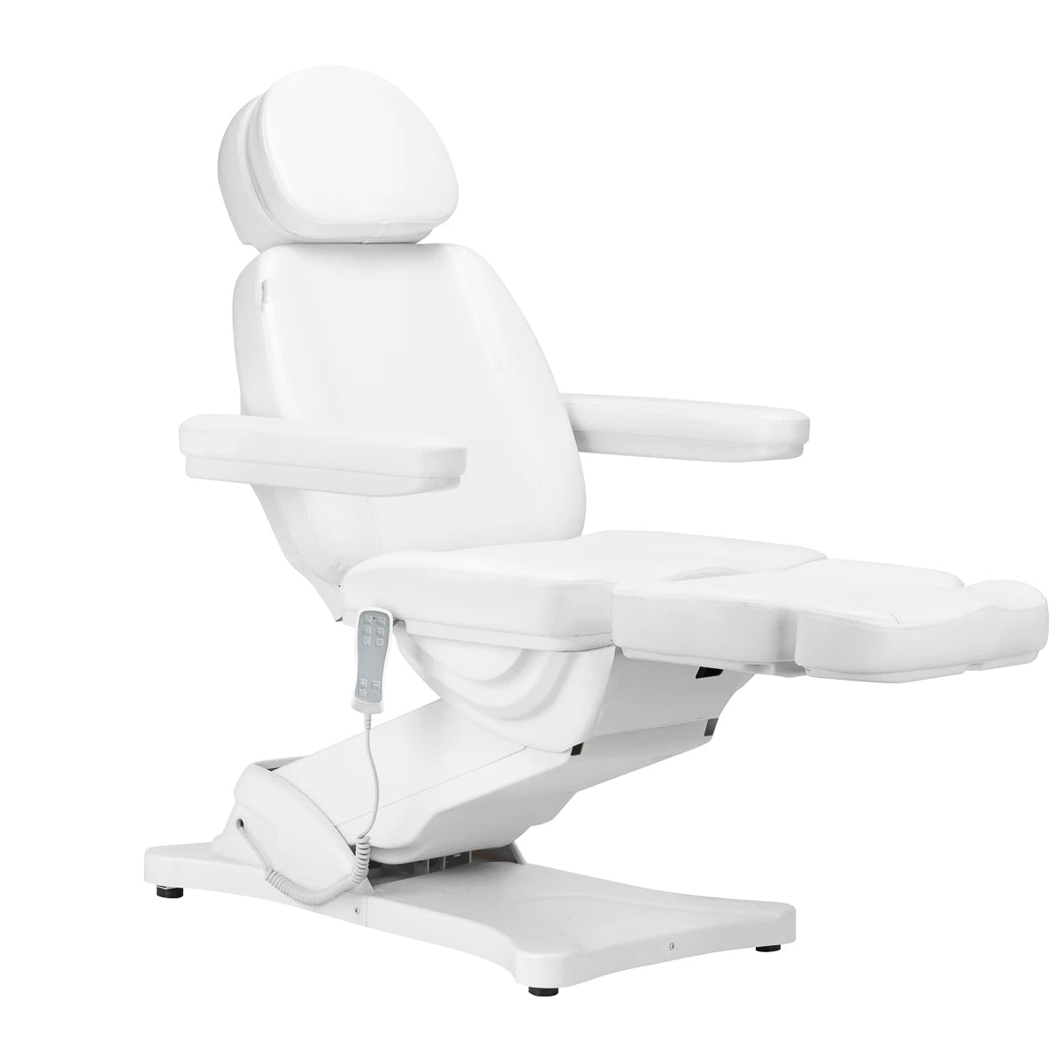 SILLON CLASSIC elektrisk behandlingsstol 3 motorer med värmefunktion, vit