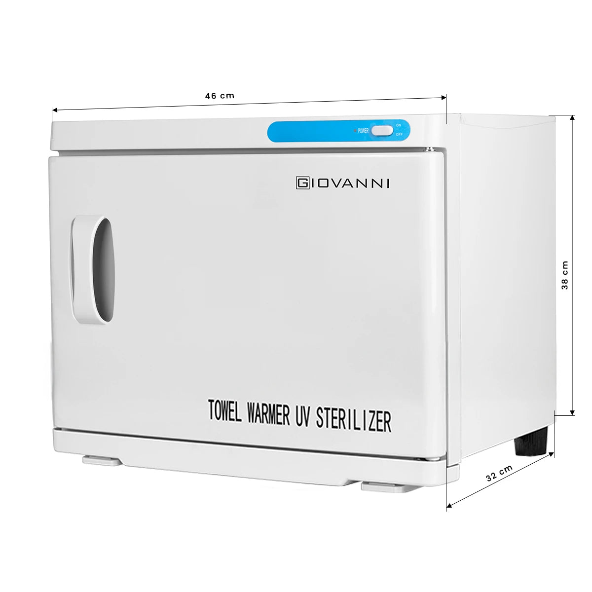 Handduksvärmare med UV-C 23L sterilisator vit