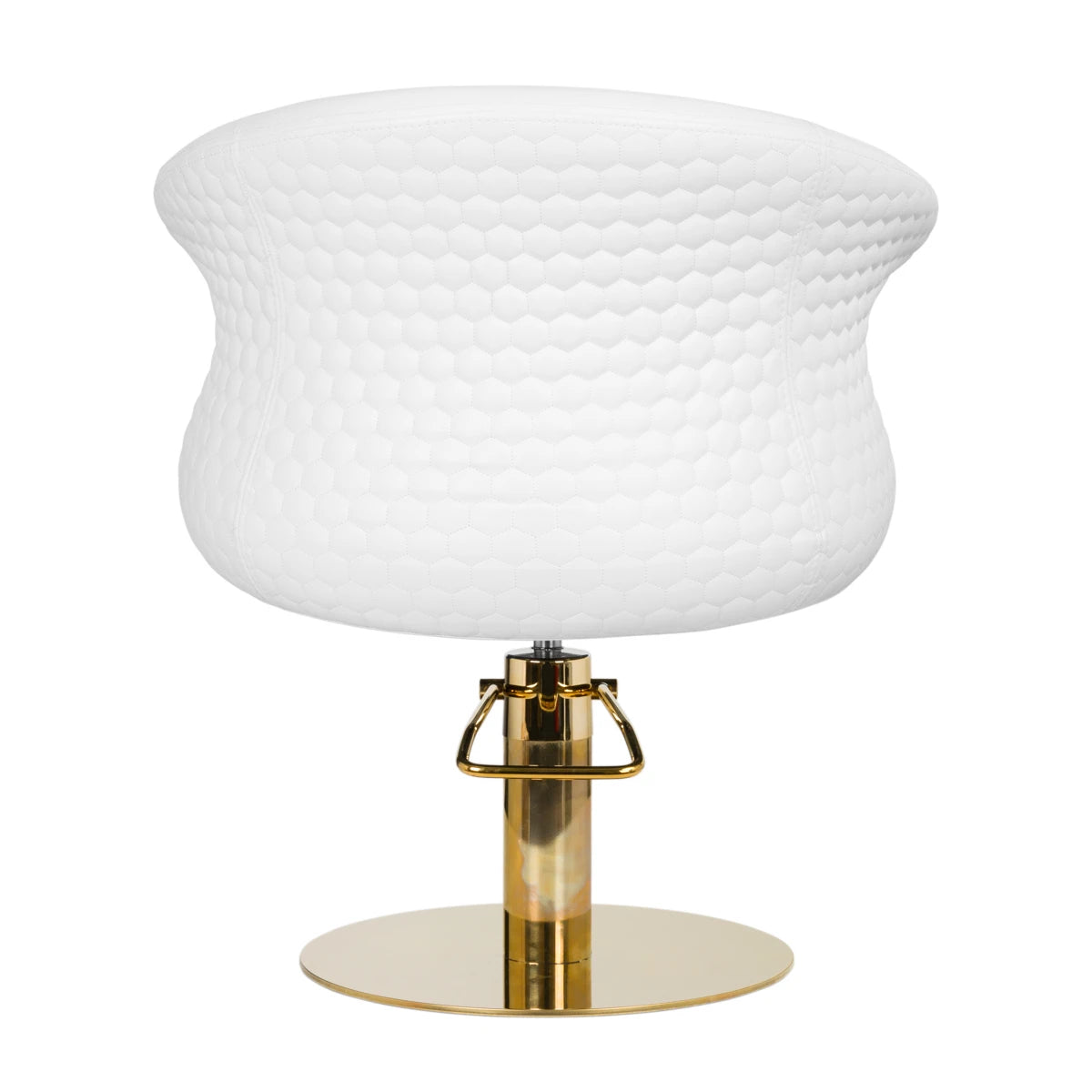 Hairdressing chair GABBIANO VERSAL GOLD WHITE