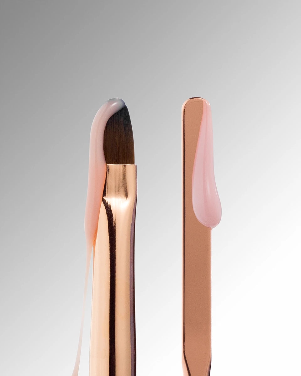double-sided brush black (spatula rounded gel 9 mm)