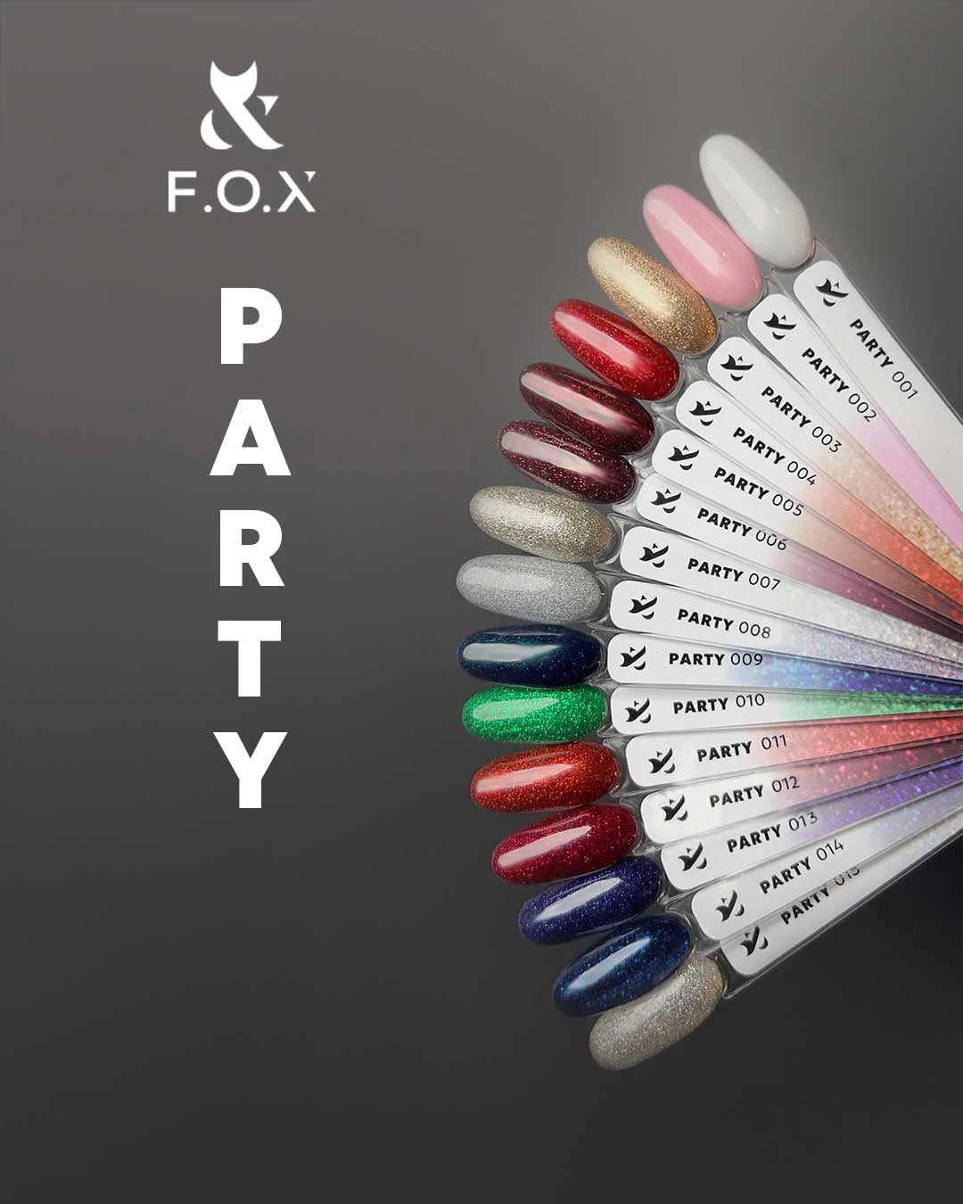 F.O.X Gel Polish Party 003, 7 ml