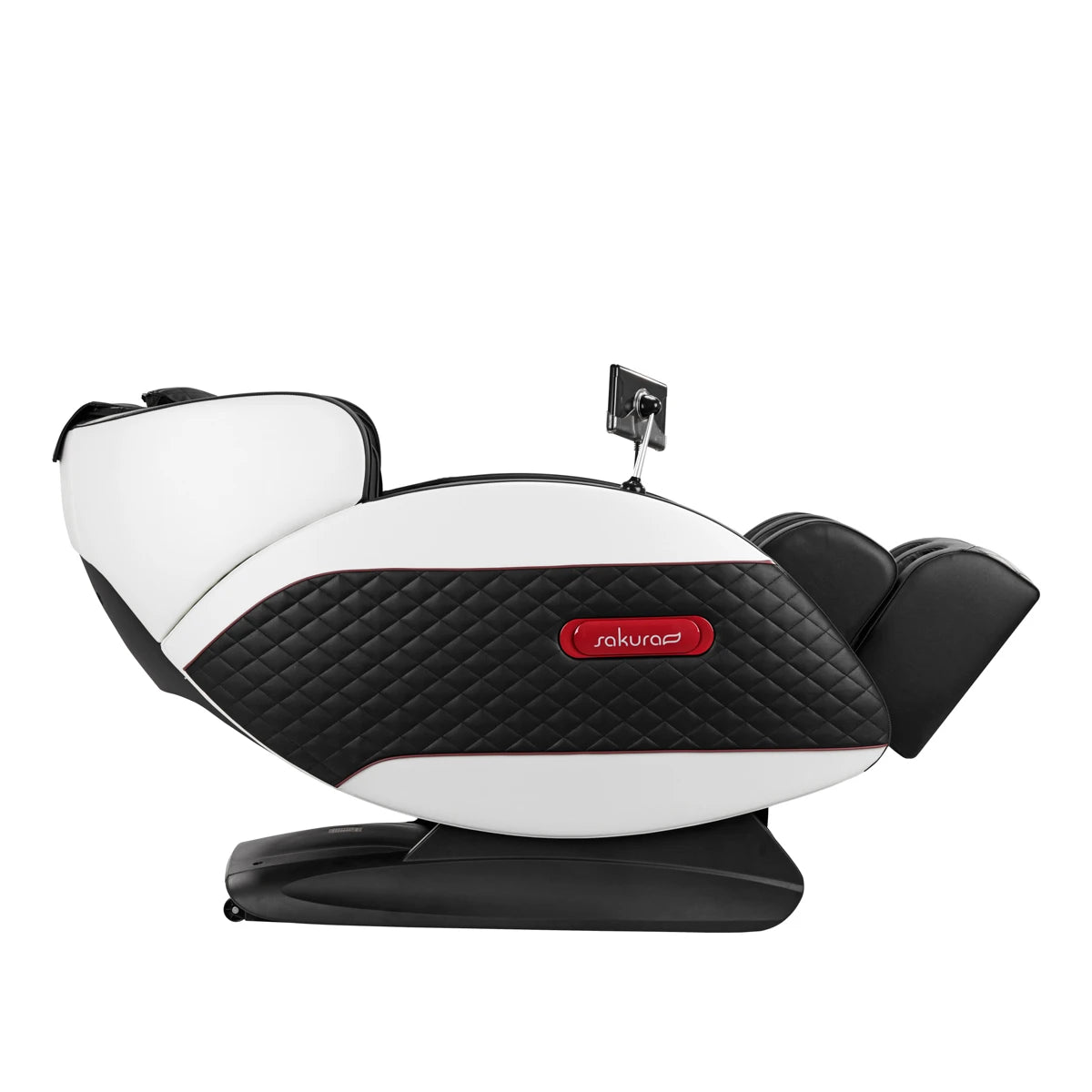 Sakura Standard 801 bärbar massagebänk, svart och röd