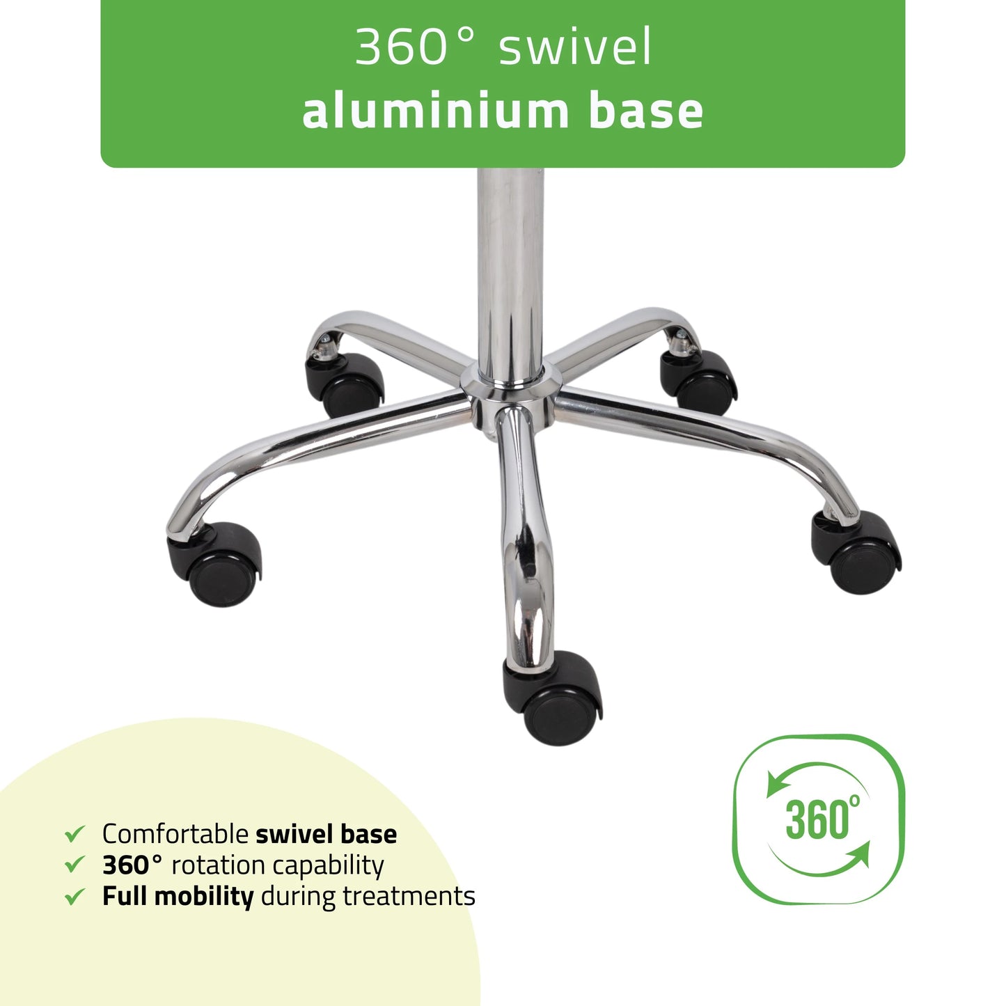Saddle stool Sola, Comfy Base k521 grå