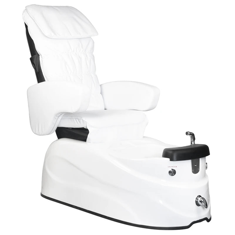 SPA Pedicure Chair AS-122, white with massage function