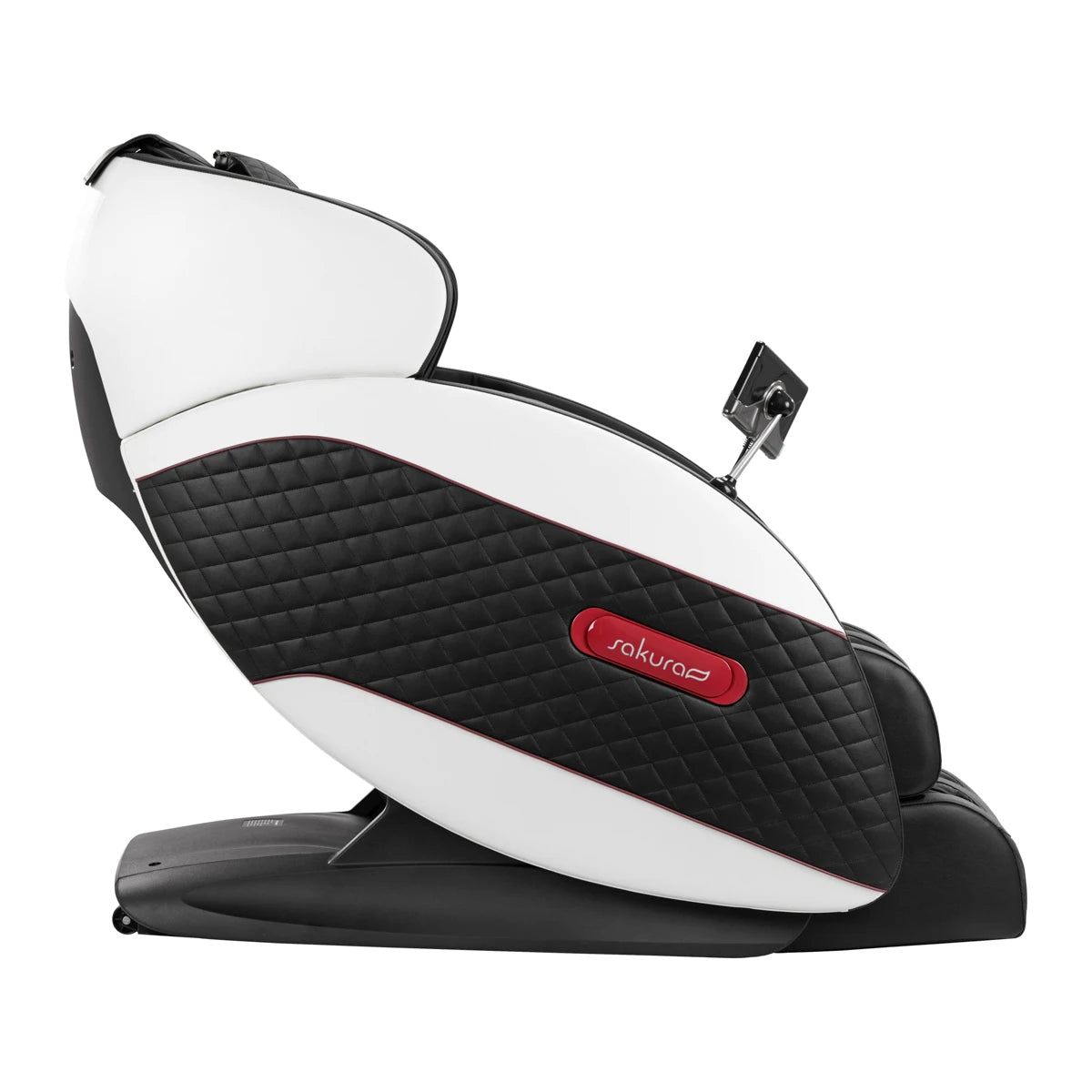 Sakura Standard 801 bärbar massagebänk, svart och röd