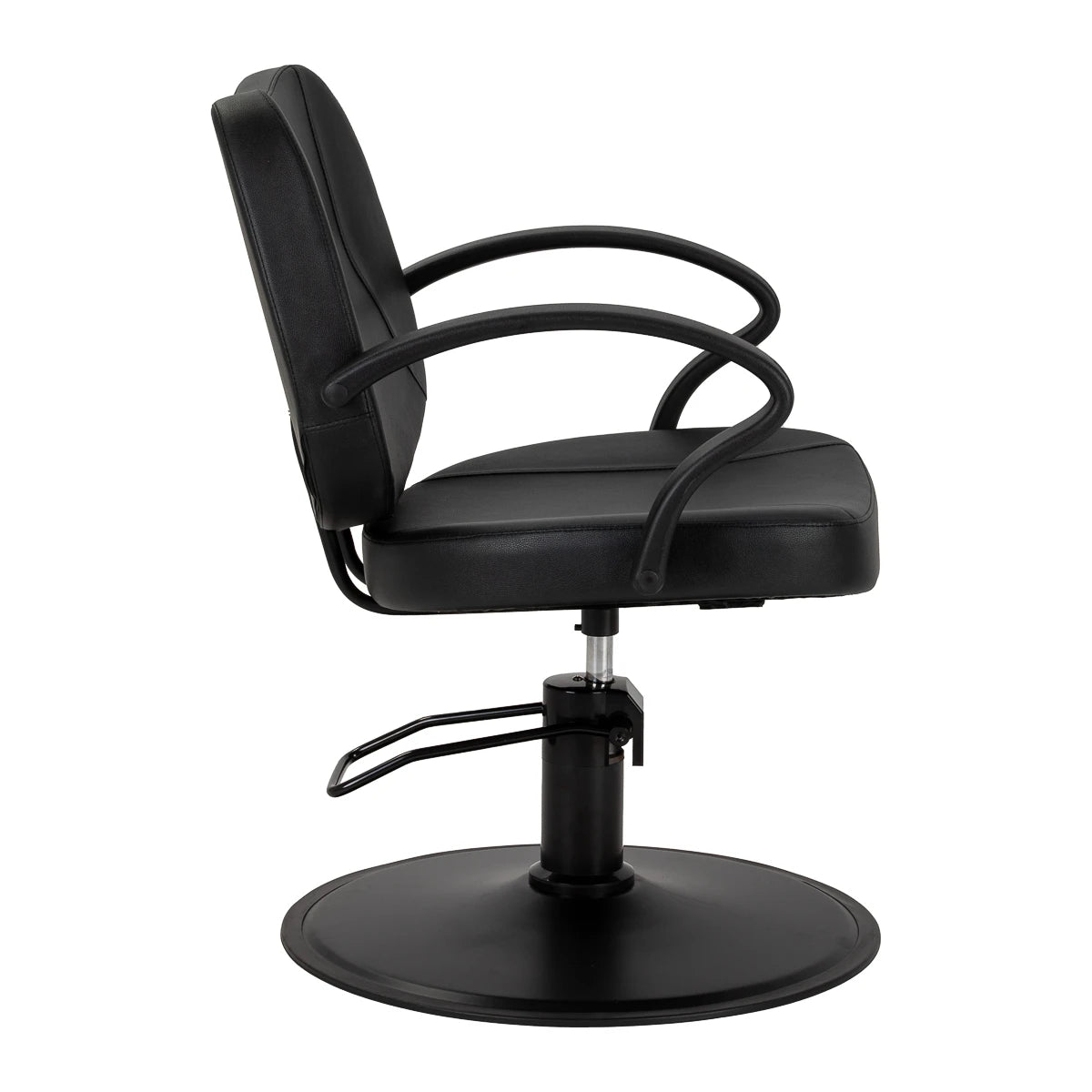 Hair System A055B frisörstol svart