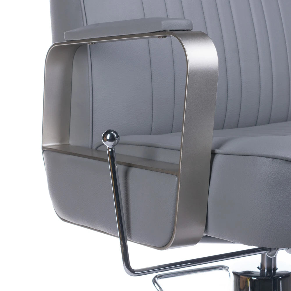 Barber Chair HOMER BH-31237, light grey