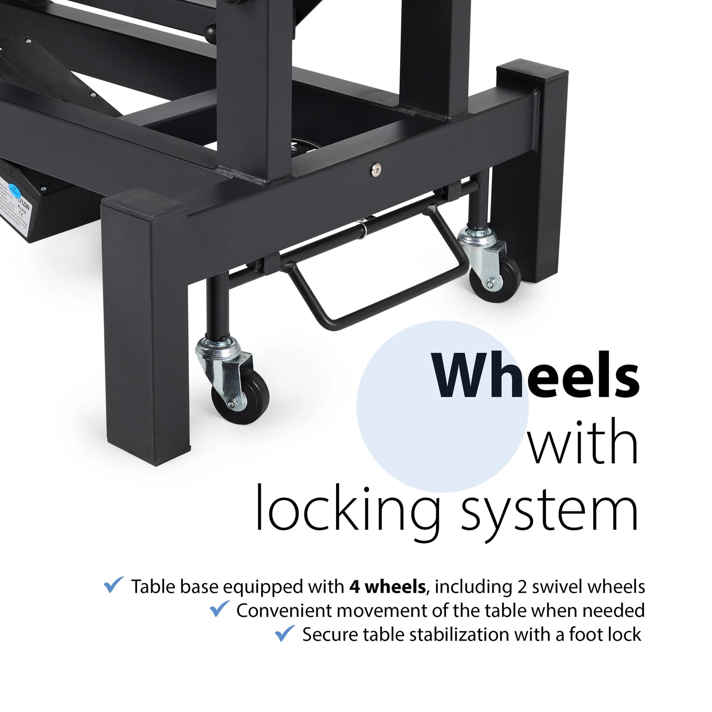 Fortis 2 ERGO treatment table, electric height adjustment, ERGO cushion