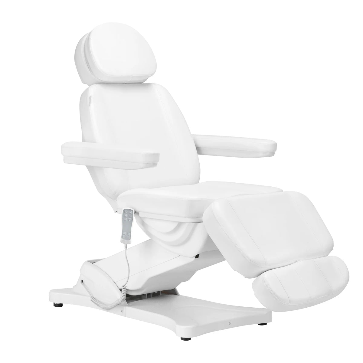SILLON CLASSIC elektrisk behandlingsstol 3 motorer med värmefunktion, vit