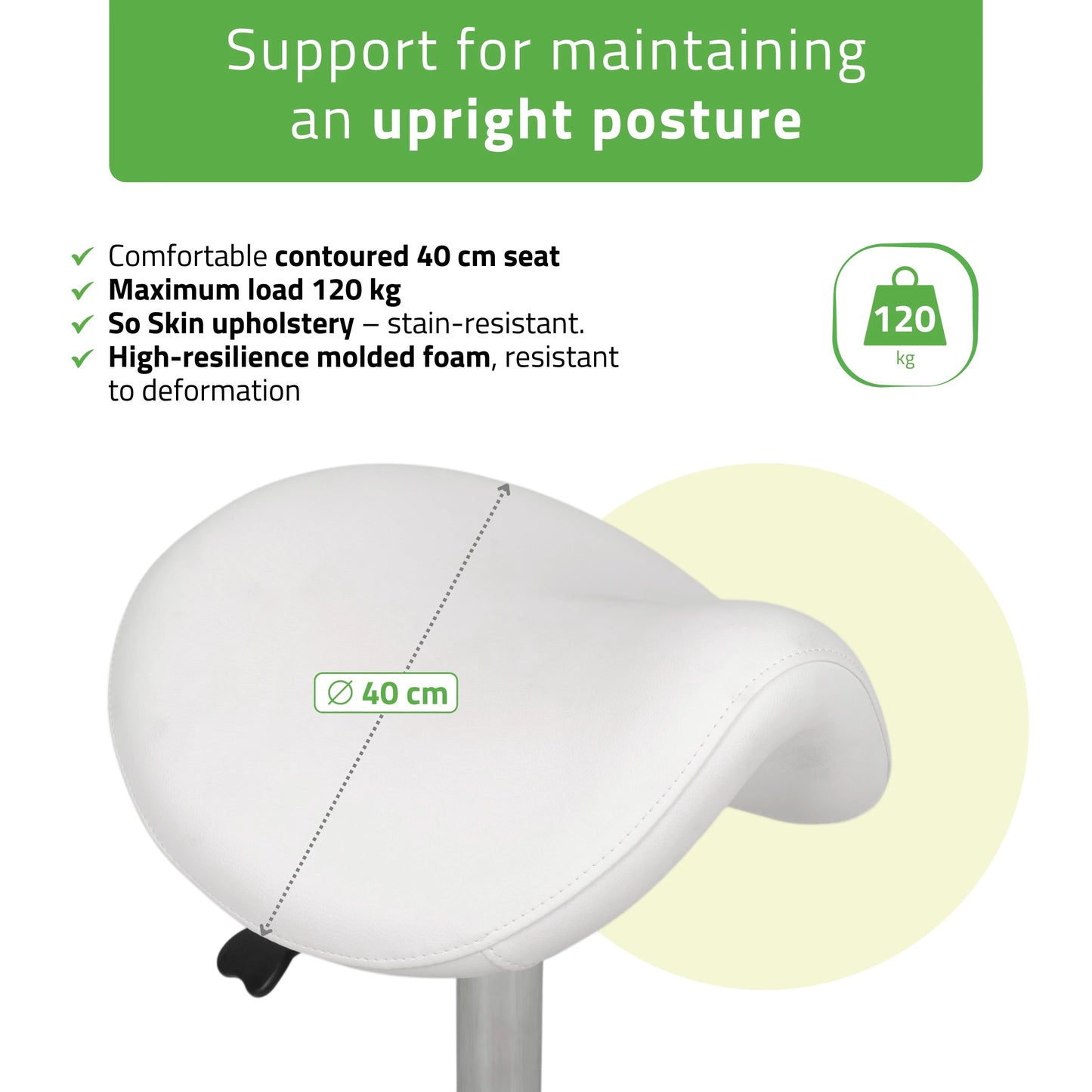 Behandlingsstol Alma So Skin K401 Vit