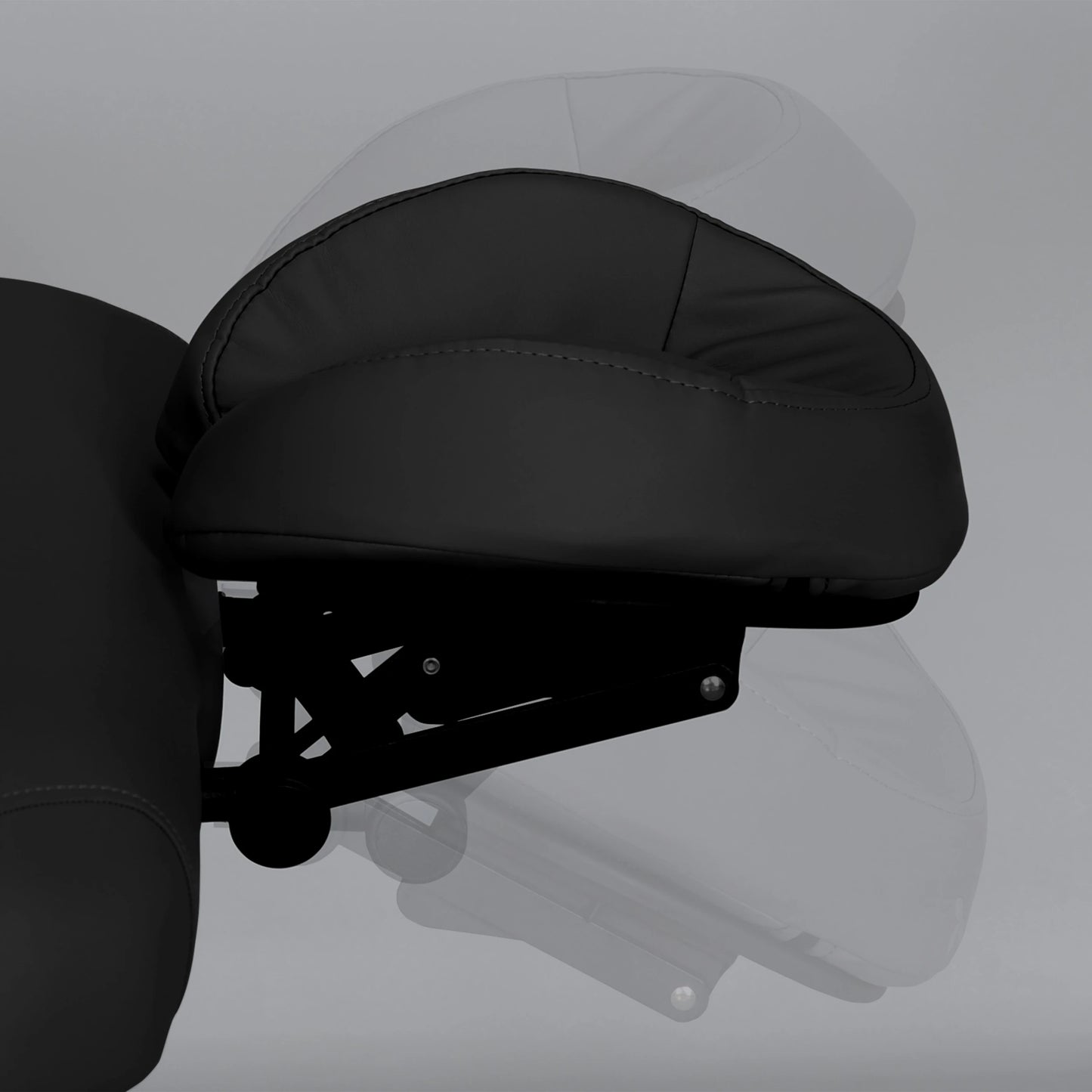 Bärbar massagebänk Smart Alu 70 Vinyl Flex K015 Svart