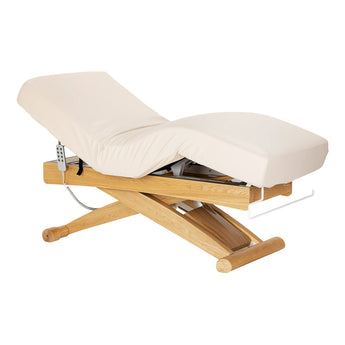 SILLON SPA lounger Siesta, cream med ljusbrun bäs