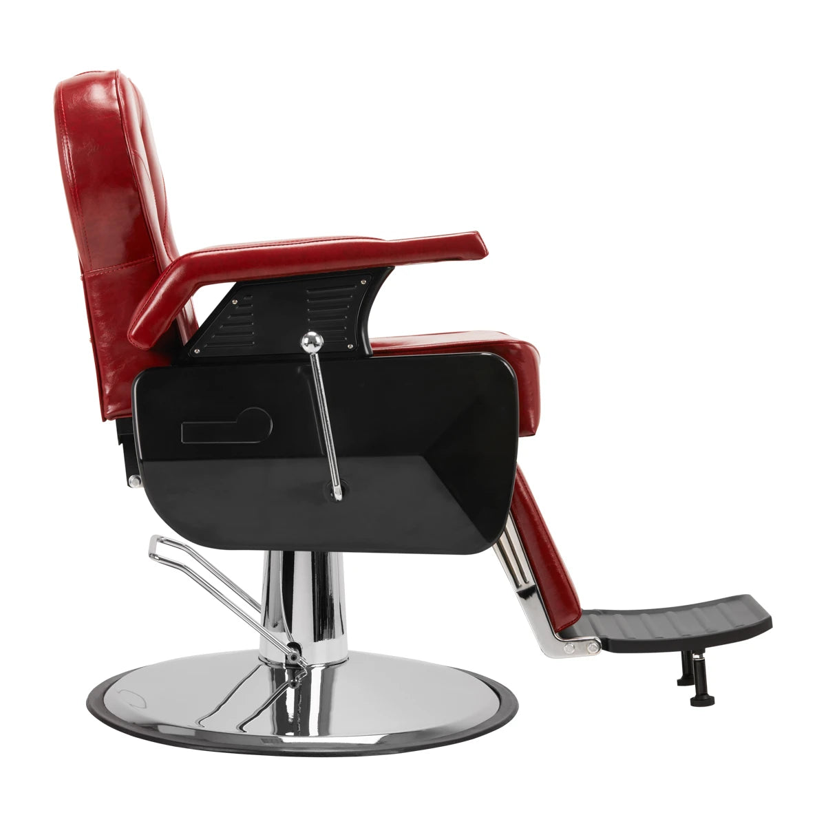 HAIR SYSTEM New York barberarstol röd