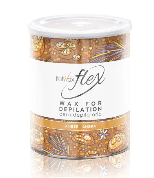 ItalWax FLEX depileringsvax i burk AMBER 800ml