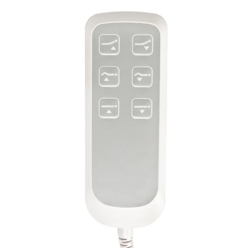 Beauty bed-couche Eclipse, 4 motors, white