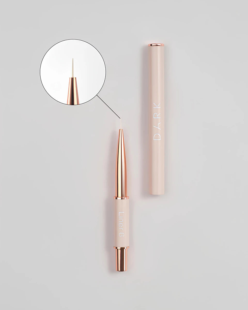DARK by Rior Brush liner nagelpensil (6 mm)