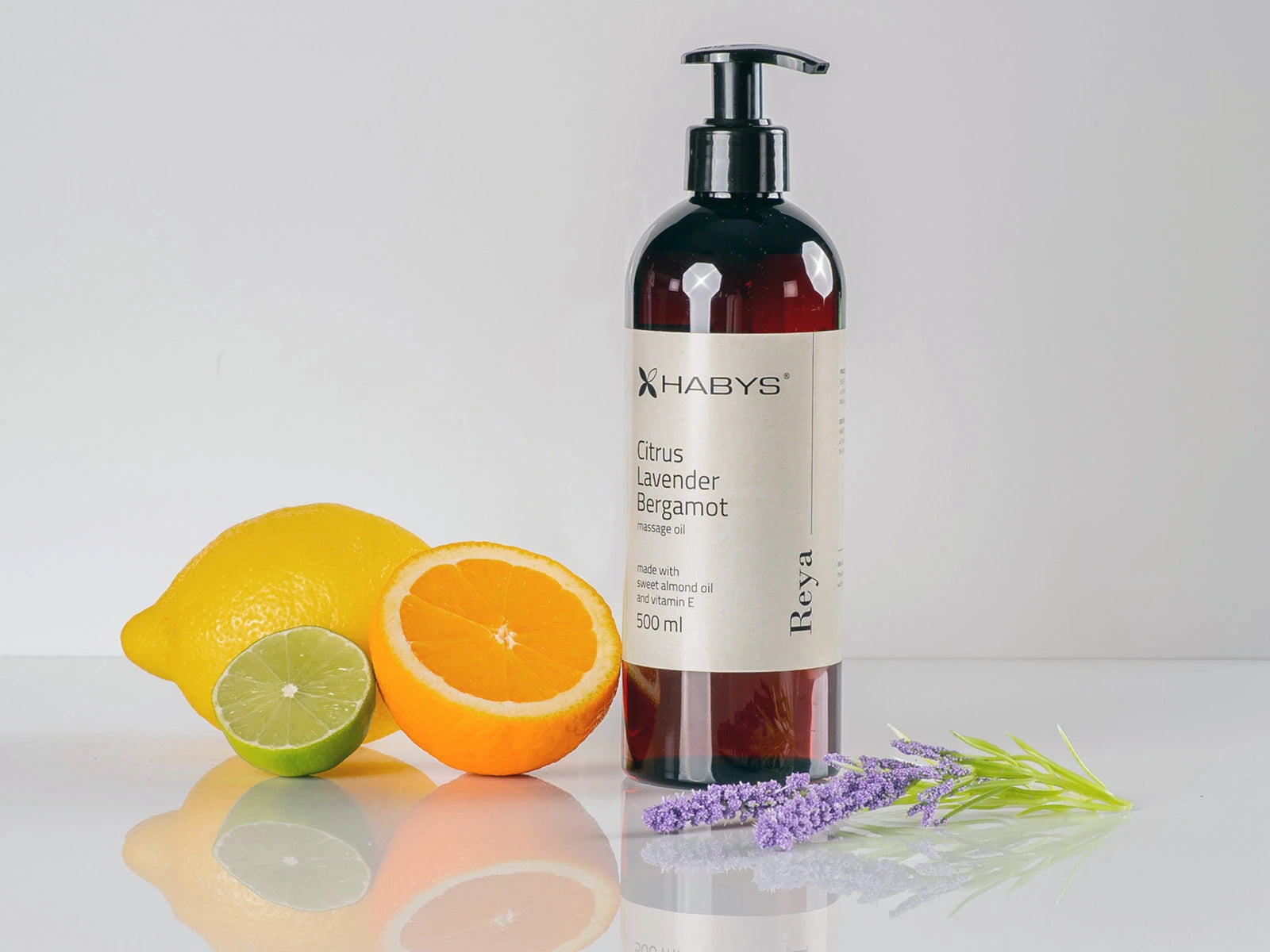 Massageolja Citrus/Lavendel/Bergamott 500 ml