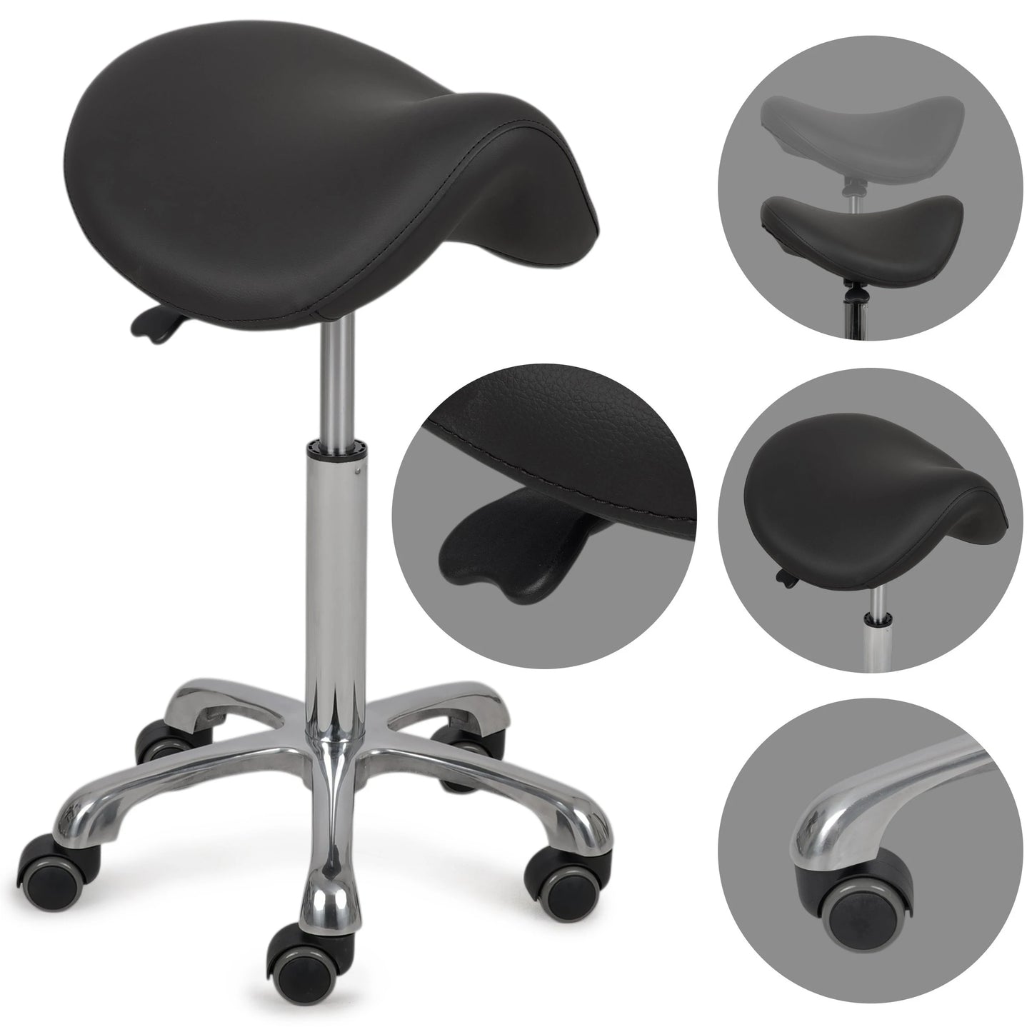 Stool Alma So Skin K515 Black