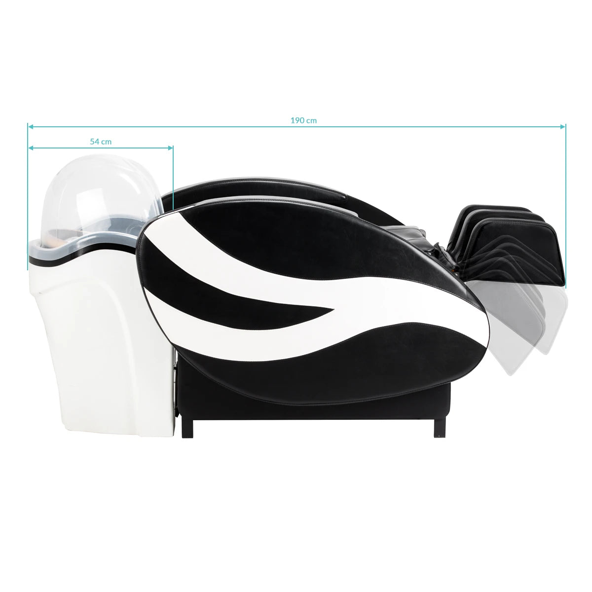 Hairdressing wash unit with lounger Gabbiano Head Spa Sea 501