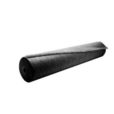 NON-woven bedsheet in roll with perforation 50 cm x 50 m, black