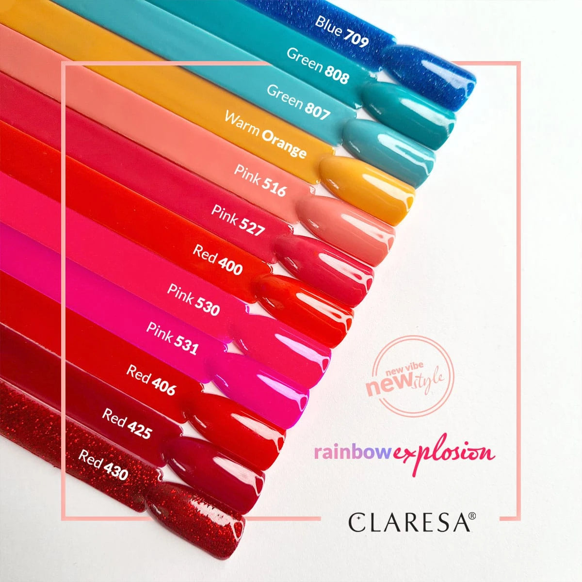CLARESA Gellack PINK 531, 5 ml