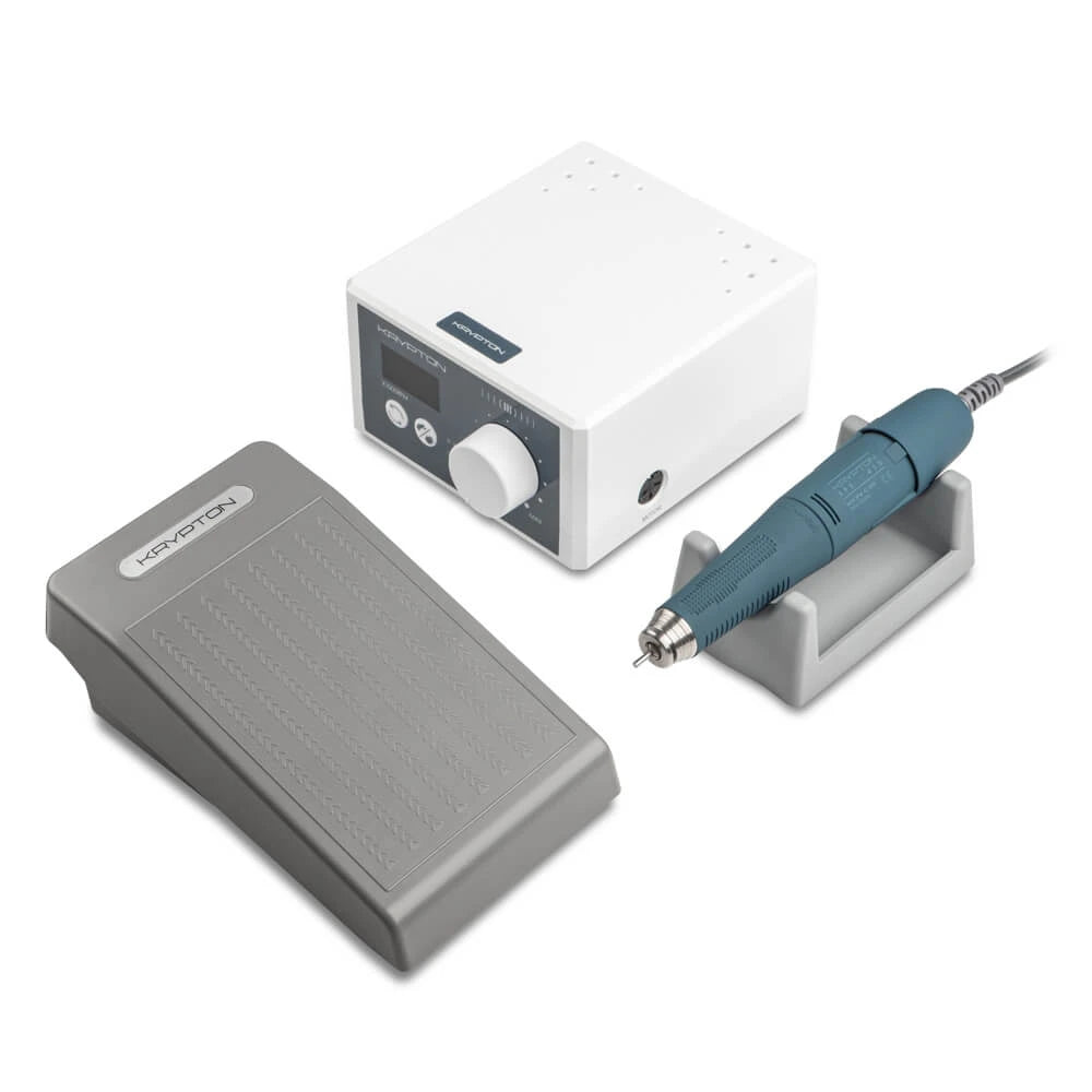 Nail Drill KRYPTON III XPS-450 at 100 W and 45,000 rpm. for manicure and pedicure