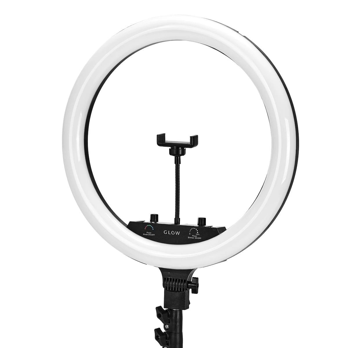 GLOW Ring LED lamp 18" RGB BSC with tripod 45W