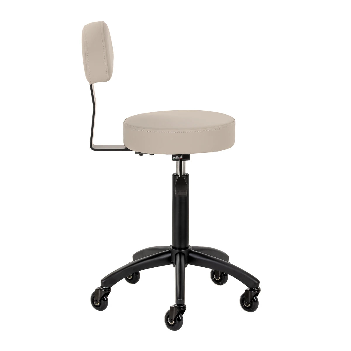 Gabbiano frisörstol D026, grå-beige