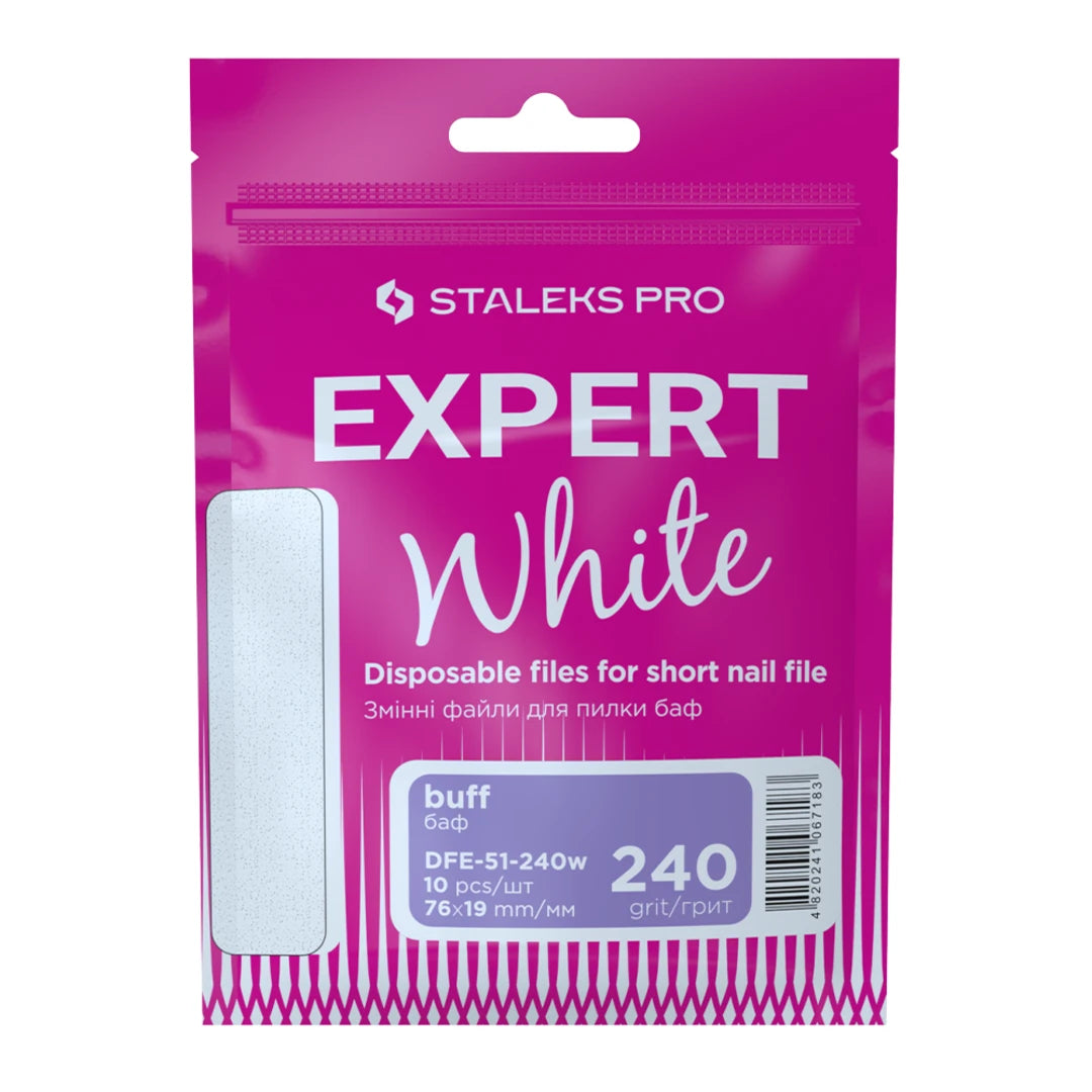 STALEKS Ersättnings Buff-filer 240 grit, 10 st