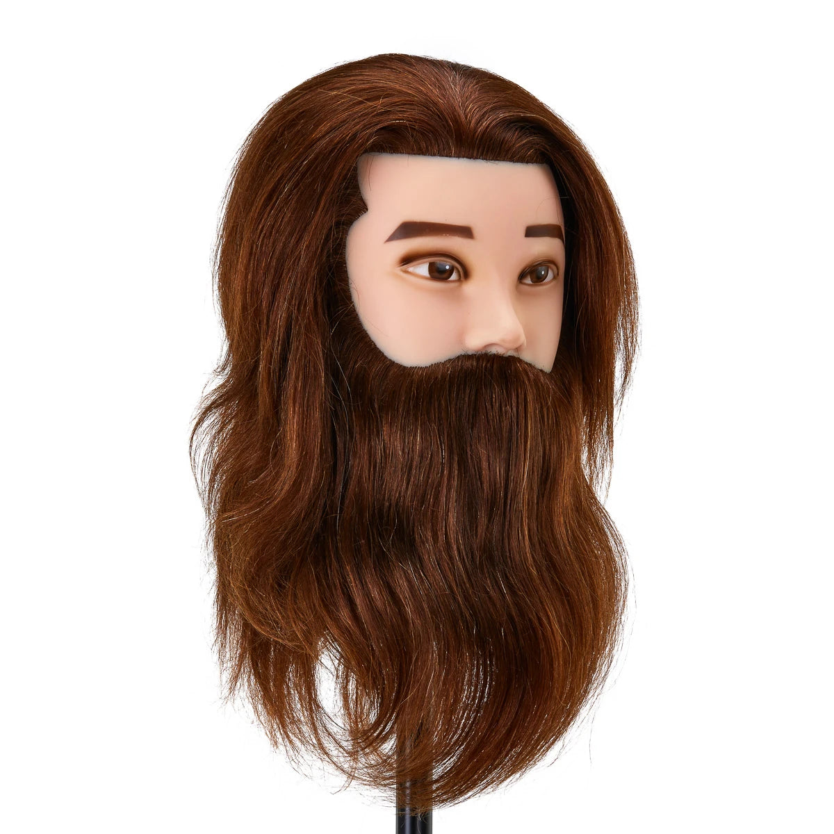 Beard training head Gabbiano WZ4 natural hair, color 4H, length 8"+6"