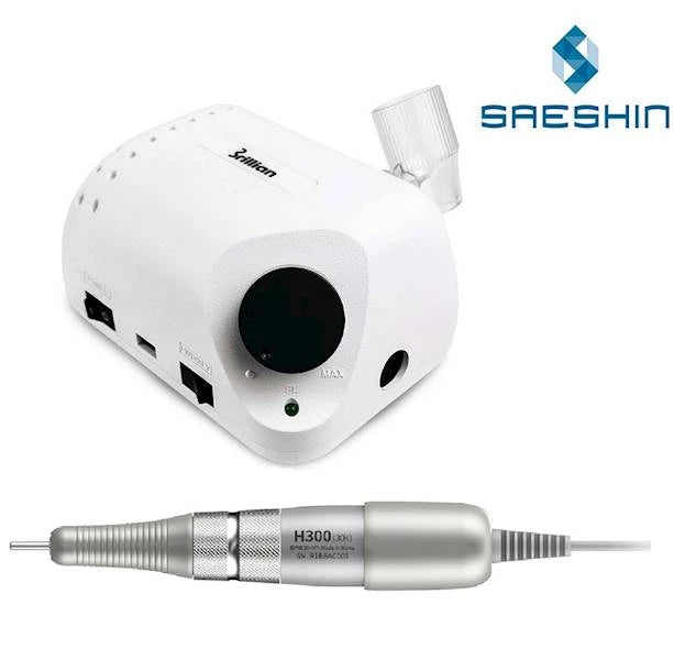 Saeshin Brillian b210/h300 Manicure Nail drill (Silver)