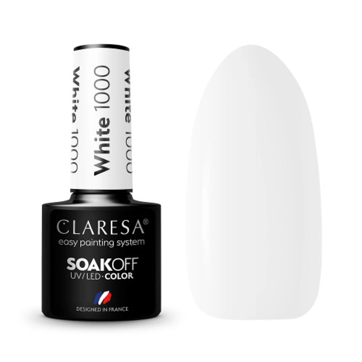 CLARESA Gellack #1000 Pure White 5ml
