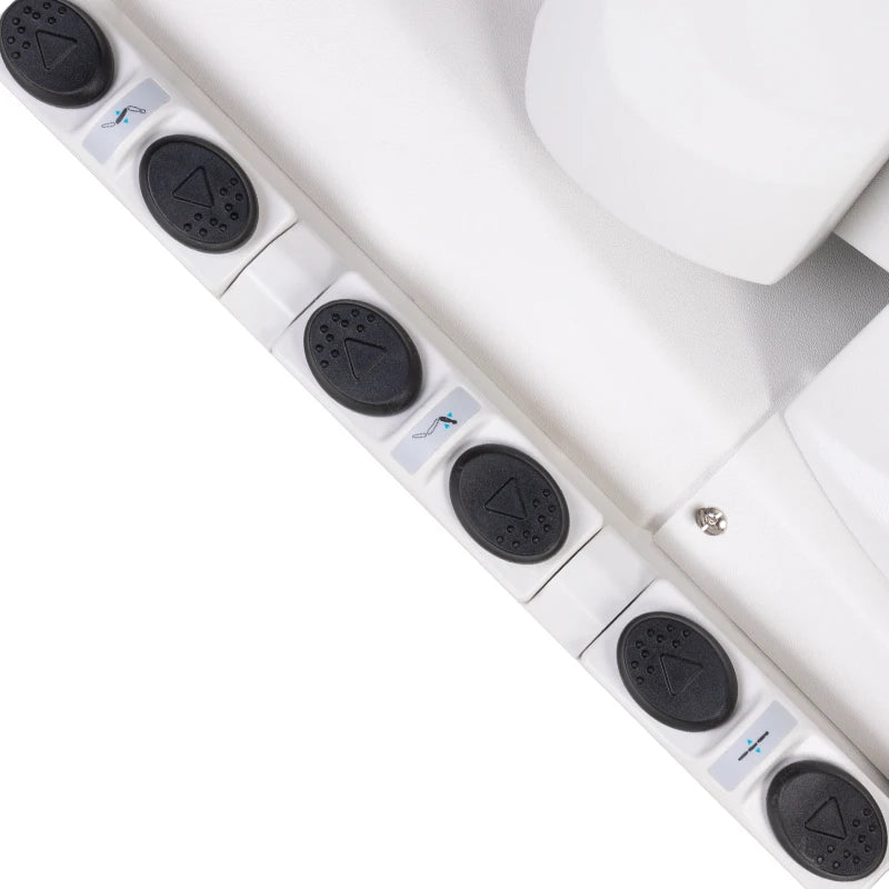 Pedicure Chair AZZURRO 708BS PEDI EXCLUSIVE, white, 3 motors, heated