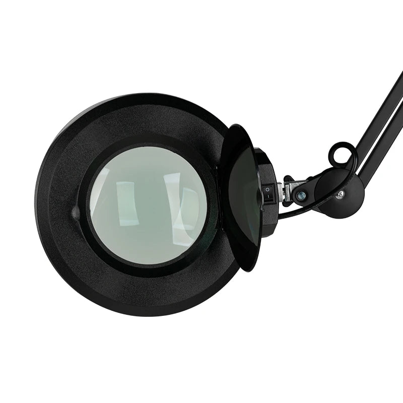 S5 LED förstoringslampor + svart stativ
