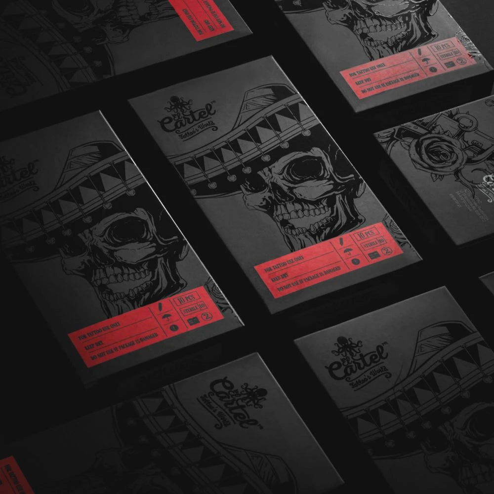 Tatueringsnålspatroner EL CARTEL V2 0,35 27RM ShortTaper 10st