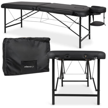 Bärbar massagebänk Rico 70 cm Comfy Base K515 Svart