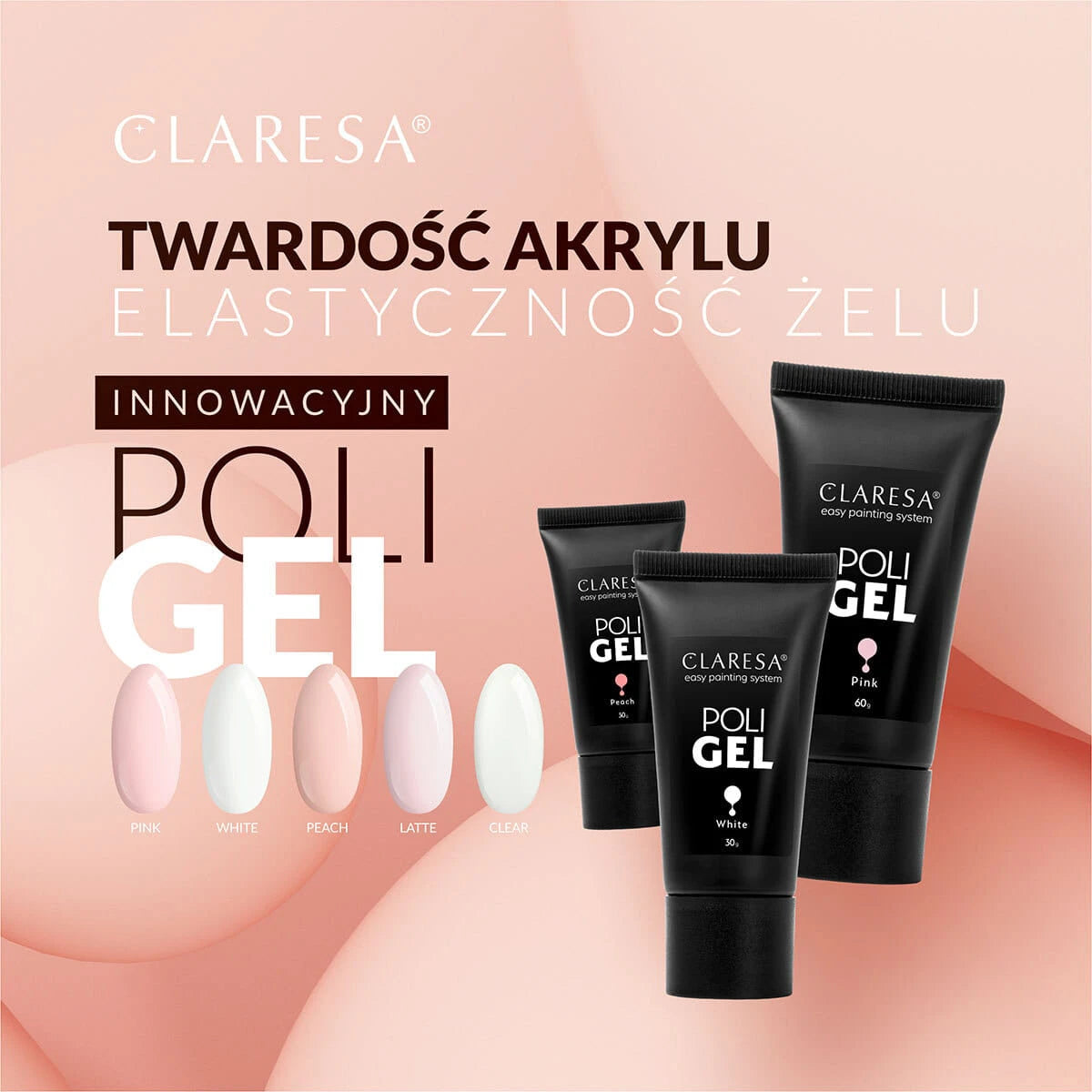 CLARESA Poly Gel Latte 30 g