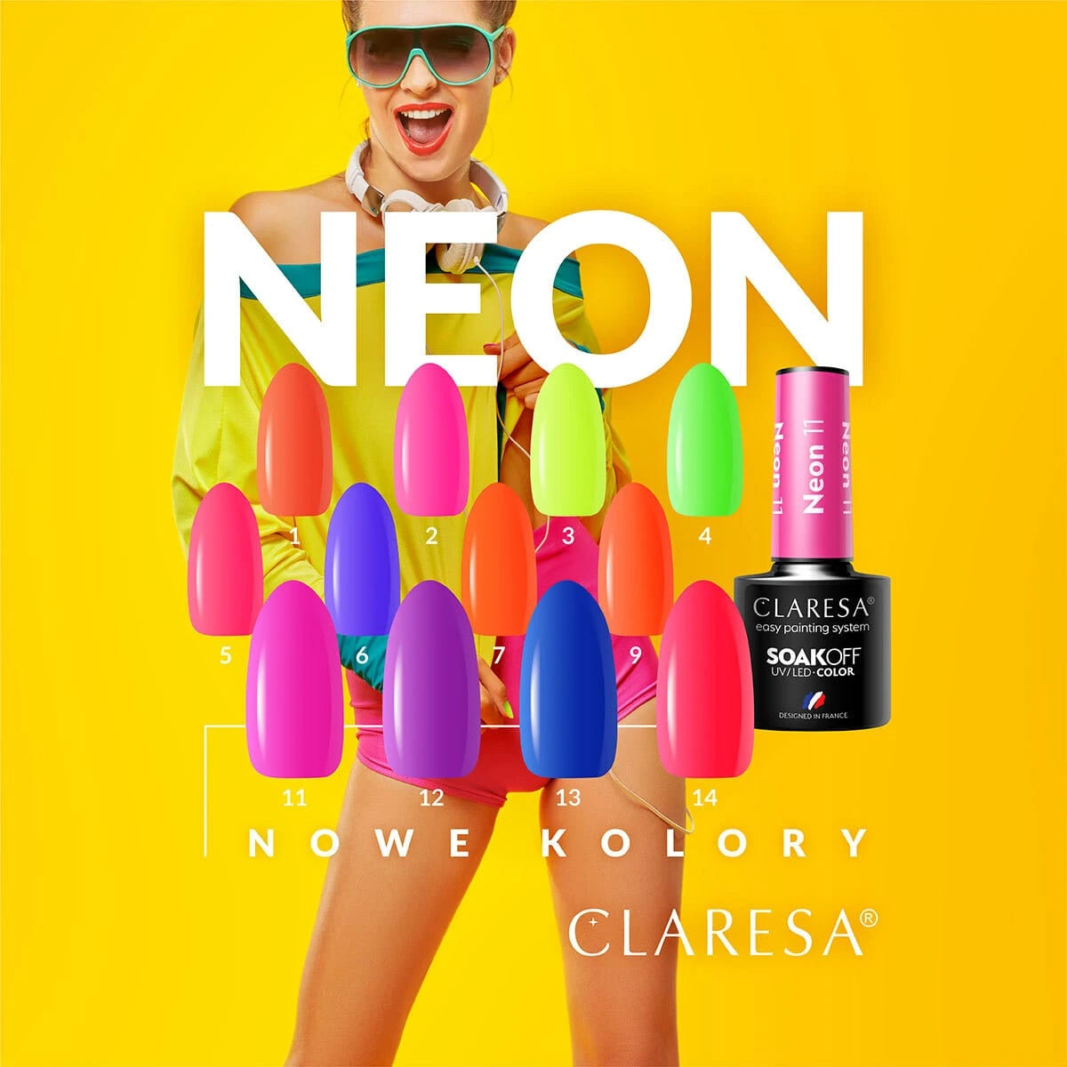 Claresa Gellack NEON 14 5ML