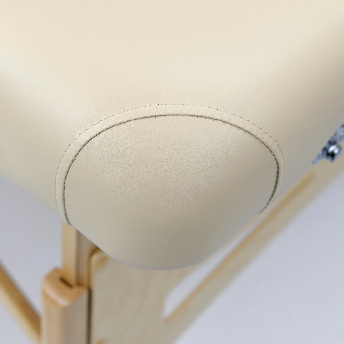 Massagebänk Integral Light Wood 102 Comfort Ansikte Hål Vinyl Flex K033 Beige