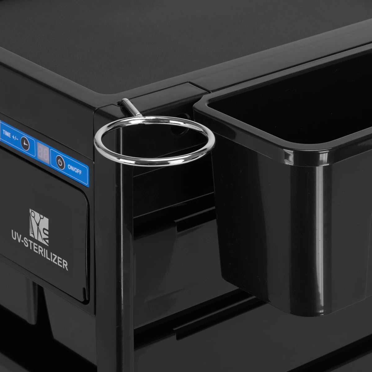 GABBIANO Frisörvagn med UV-sterilisator 68UV svart