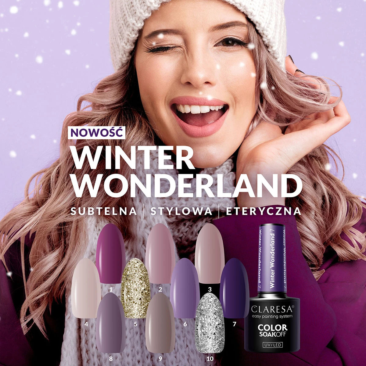 Claresa Gel polish Winter Wonderland 1, 5g