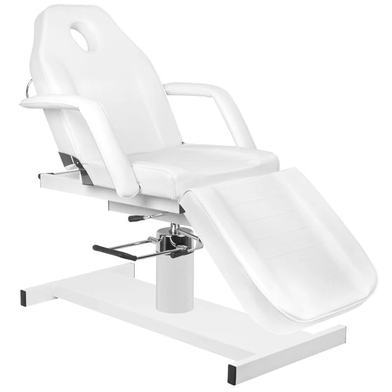 Hydraulic Beauty bed-couche A210d with cradle, white