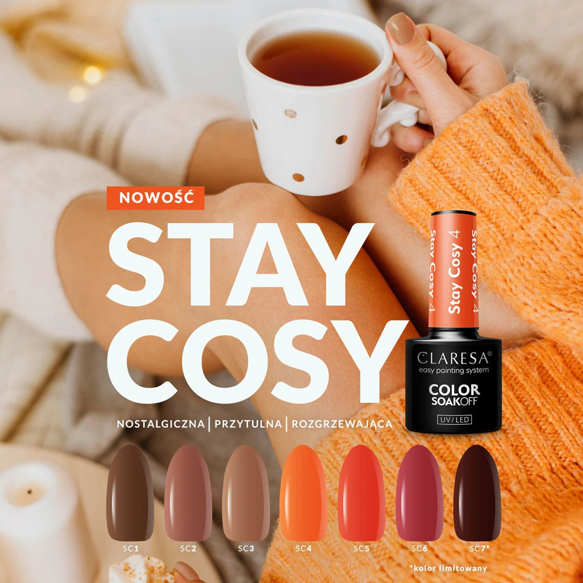 CLARESA Gellack Stay Cosy 5, 5g